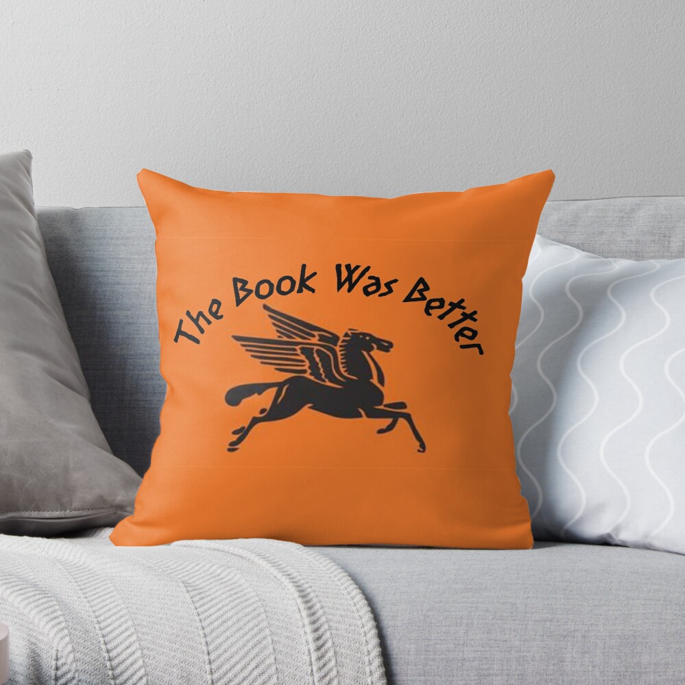 The Book Was Better Percy Jackson Throw Pillow